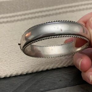 Vintage Silver Bangle Bracelet